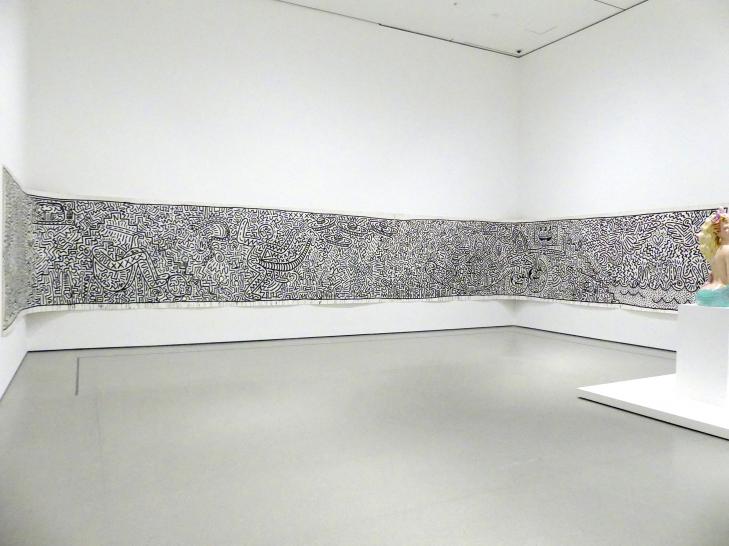 Keith Haring (1981–1989), Ohne Titel, New York, Museum of Modern Art (MoMA), Saal 215, 1982