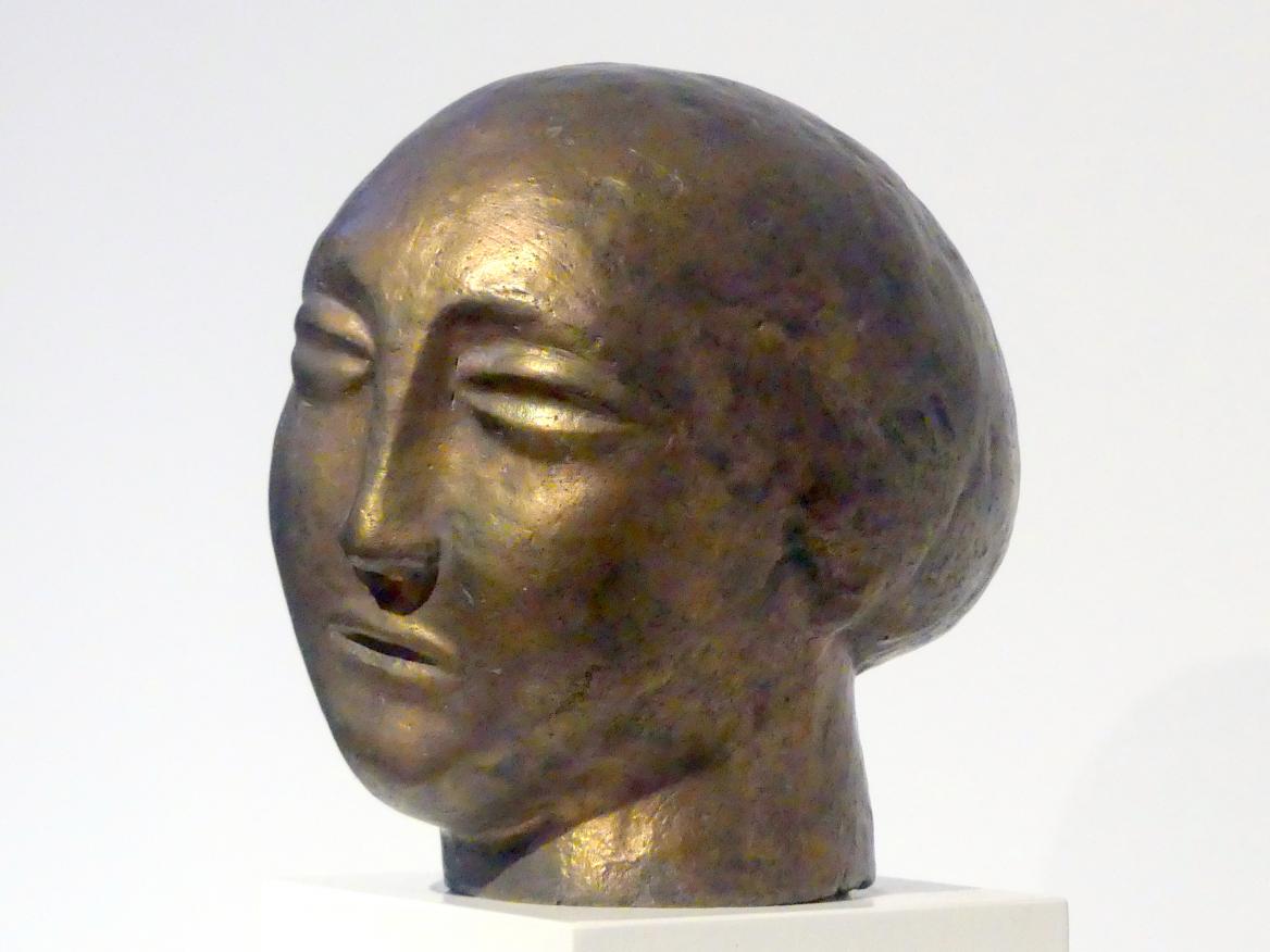 Will Lammert (1912–1957), Kopf einer "Goldenen Figur", Nürnberg, Germanisches Nationalmuseum, Saal 210, 1914, Bild 2/4