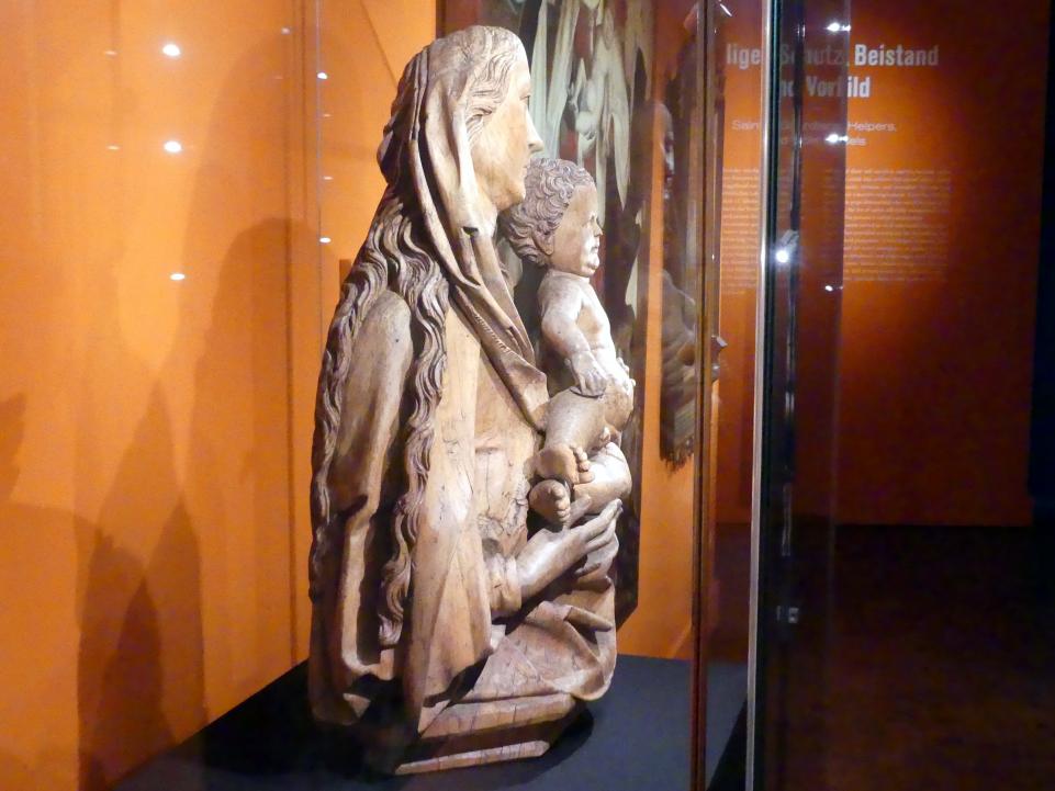 Tilman Riemenschneider (Werkstatt) (1487–1520), Maria mit Kind, Nürnberg, Germanisches Nationalmuseum, Helden, Märtyrer, Heilige, um 1520, Bild 3/4