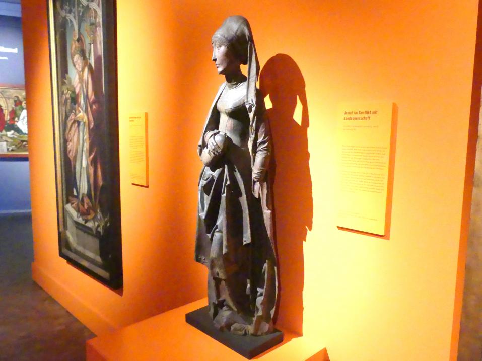Tilman Riemenschneider (1487–1523), Hl. Elisabeth, Nürnberg, Germanisches Nationalmuseum, Helden, Märtyrer, Heilige, um 1500–1515, Bild 3/5