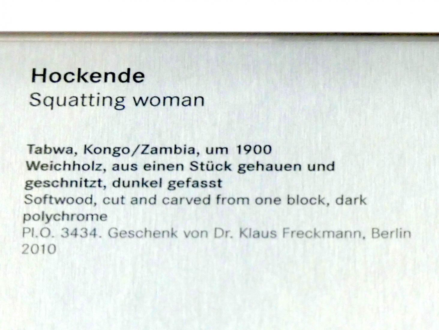 Hockende, Nürnberg, Germanisches Nationalmuseum, Saal 211, um 1900, Bild 3/4