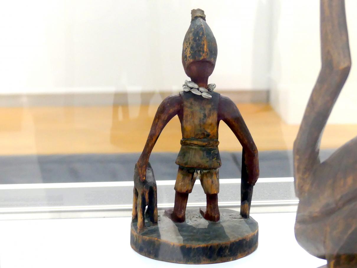 Mann mit Hund und Gewehr, Nürnberg, Germanisches Nationalmuseum, Saal 211, um 1910, Bild 2/3