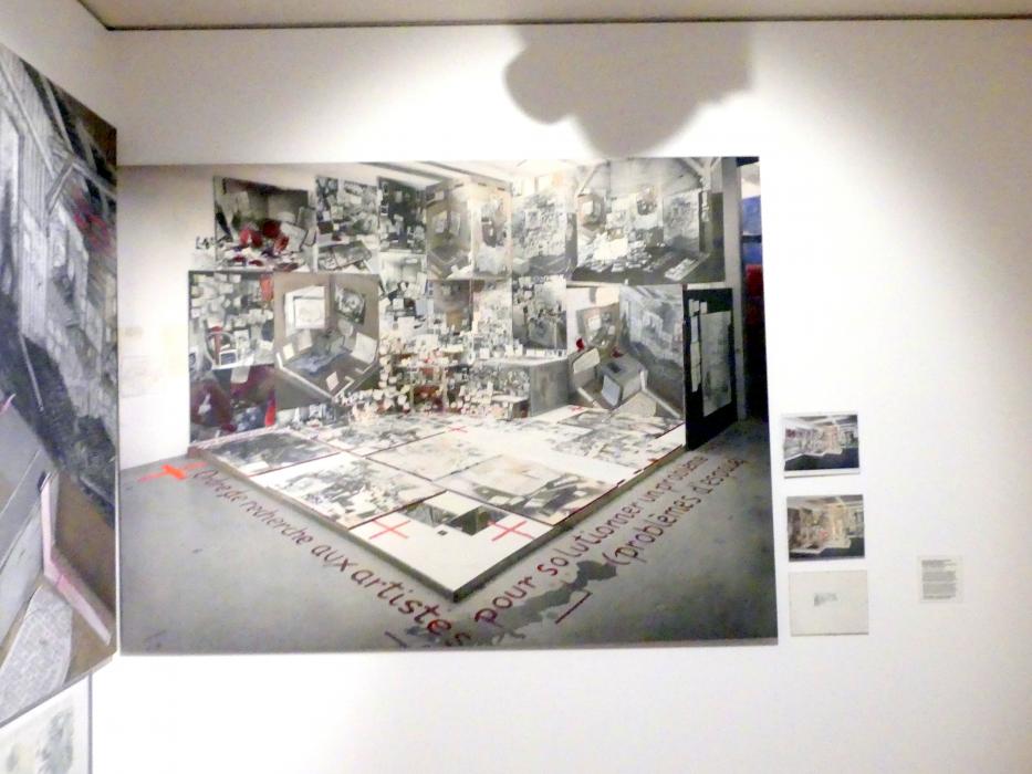 Anna Oppermann (1984), Problemlösungsauftrag an Künstler (Raumproblem), Reduktion, Nürnberg, Germanisches Nationalmuseum, Saal 225, 1984, Bild 3/4