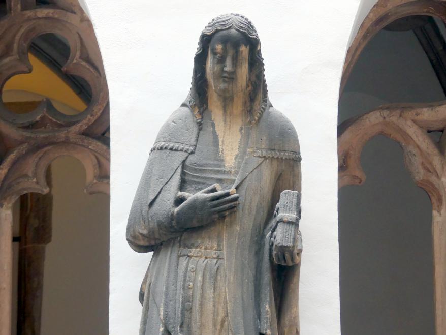 Verkündigung an Maria, Nürnberg, Stadtpfarrkirche Zu Unserer lieben Frau (Frauenkirche), jetzt Nürnberg, Germanisches Nationalmuseum, Saal 31, um 1360, Bild 3/10