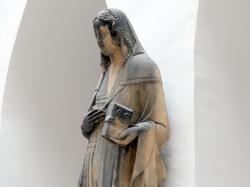 Verkündigung an Maria, Nürnberg, Stadtpfarrkirche Zu Unserer lieben Frau (Frauenkirche), jetzt Nürnberg, Germanisches Nationalmuseum, Saal 31, um 1360, Bild 4/10