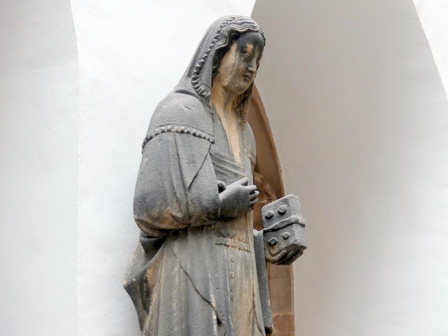 Verkündigung an Maria, Nürnberg, Stadtpfarrkirche Zu Unserer lieben Frau (Frauenkirche), jetzt Nürnberg, Germanisches Nationalmuseum, Saal 31, um 1360, Bild 5/10