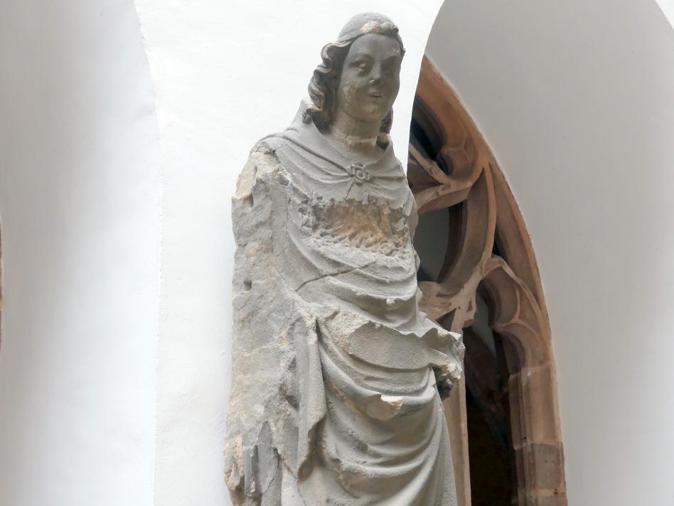 Verkündigung an Maria, Nürnberg, Stadtpfarrkirche Zu Unserer lieben Frau (Frauenkirche), jetzt Nürnberg, Germanisches Nationalmuseum, Saal 31, um 1360, Bild 8/10