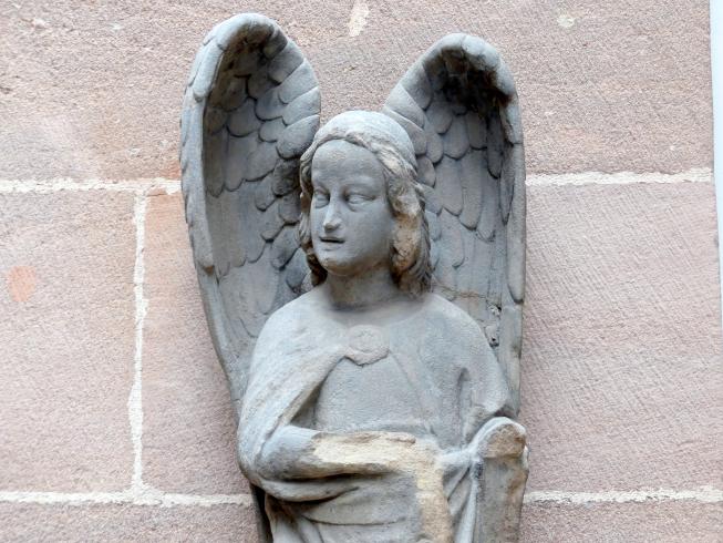 Verkündigung an Maria, Nürnberg, Stadtpfarrkirche Zu Unserer lieben Frau (Frauenkirche), jetzt Nürnberg, Germanisches Nationalmuseum, Saal 30, um 1360, Bild 5/6
