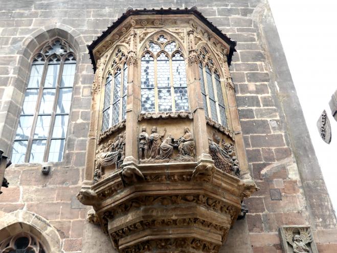 Chörlein des Sebalder Pfarrhofs, Nürnberg, Kirche St. Sebald, jetzt Nürnberg, Germanisches Nationalmuseum, Saal 30, um 1370, Bild 3/6