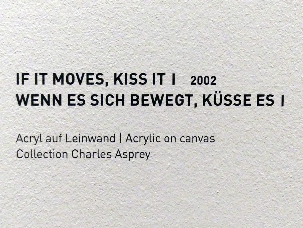 Lucy McKenzie (1997–2019), Wenn es sich bewegt, küsse es I, München, Museum Brandhorst, Ausstellung "Lucy McKenzie - Prime Suspect" vom 10.09.2020 - 21.02.2021, Saal -1.4, 2002, Bild 2/2