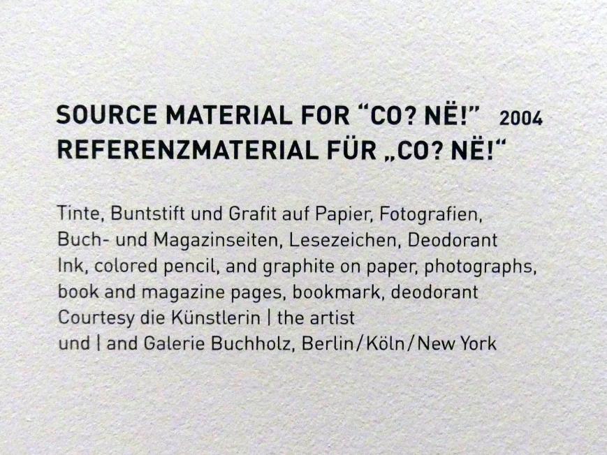 Lucy McKenzie (1997–2019), Referenzmaterial für "Co? Në!", München, Museum Brandhorst, Ausstellung "Lucy McKenzie - Prime Suspect" vom 10.09.2020 - 21.02.2021, Saal -1.5, 2004, Bild 2/2