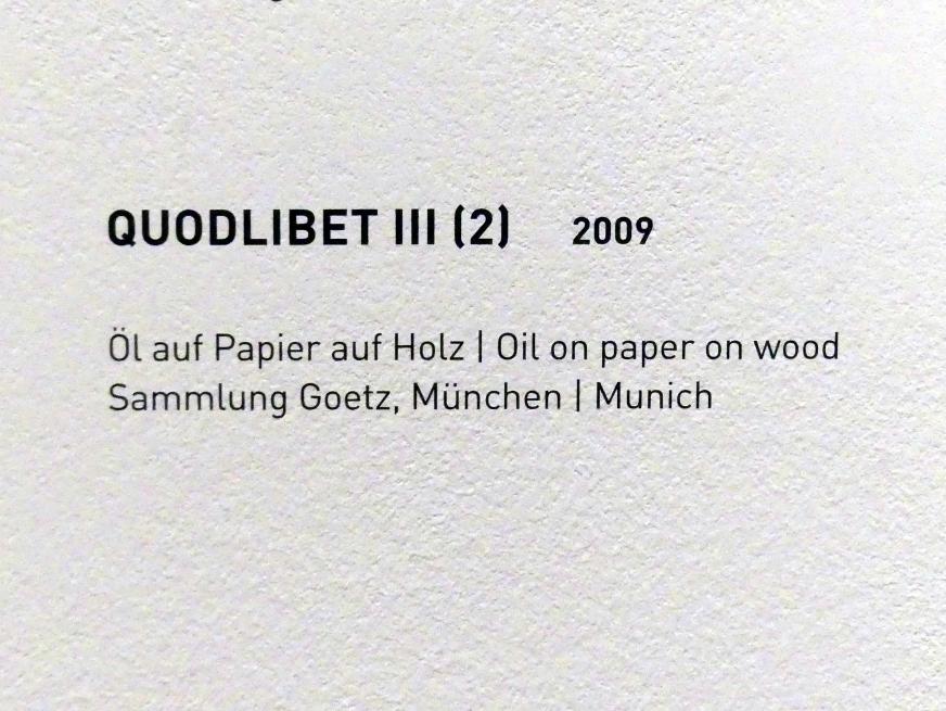 Lucy McKenzie (1997–2019), Quodlibet III (2), München, Museum Brandhorst, Ausstellung "Lucy McKenzie - Prime Suspect" vom 10.09.2020 - 21.02.2021, Saal -1.6, 2009, Bild 2/2