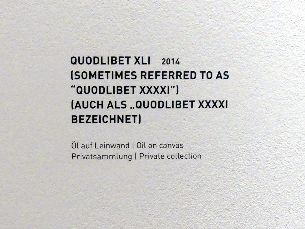 Lucy McKenzie (1997–2019), Quodlibet XLI, München, Museum Brandhorst, Ausstellung "Lucy McKenzie - Prime Suspect" vom 10.09.2020 - 21.02.2021, Saal -1.6, 2014, Bild 2/2