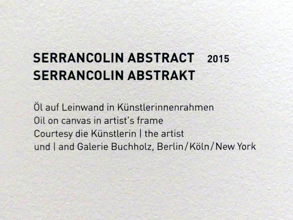 Lucy McKenzie (1997–2019), Serrancolin abstrakt, München, Museum Brandhorst, Ausstellung "Lucy McKenzie - Prime Suspect" vom 10.09.2020 - 21.02.2021, Saal -1.7, 2015, Bild 2/2