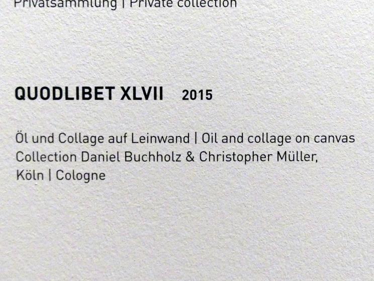 Lucy McKenzie (1997–2019), Quodlibet XLVII, München, Museum Brandhorst, Ausstellung "Lucy McKenzie - Prime Suspect" vom 10.09.2020 - 21.02.2021, Saal -1.7, 2015, Bild 2/2