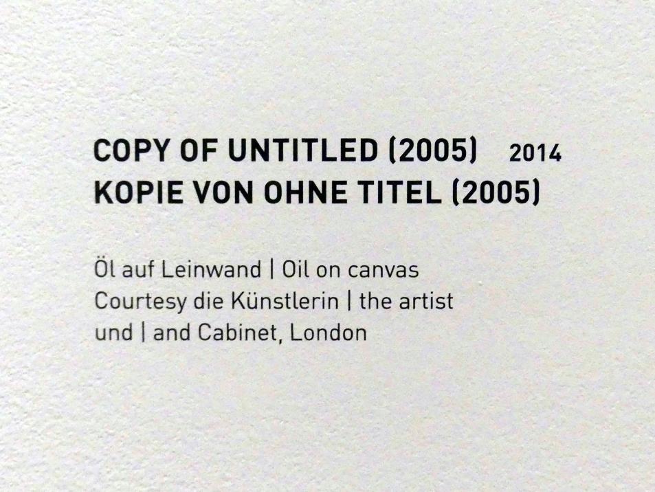 Lucy McKenzie (1997–2019), Kopie von Ohne Titel (2005), München, Museum Brandhorst, Ausstellung "Lucy McKenzie - Prime Suspect" vom 10.09.2020 - 21.02.2021, Saal -1.7, 2014, Bild 2/2