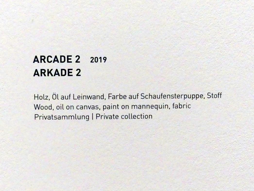 Lucy McKenzie (1997&ndash;2019), Arkade 2, München, Museum Brandhorst, Ausstellung "Lucy McKenzie - Prime Suspect" vom 10.09.2020 - 21.02.2021, Saal -1.8, 2019, Bild 4/4