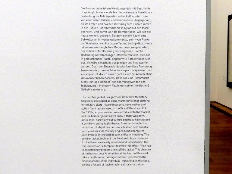 Seth Price (2006–2012), Vintage Bomber, München, Museum Brandhorst, Saal 0.6, 2006, Bild 3/3