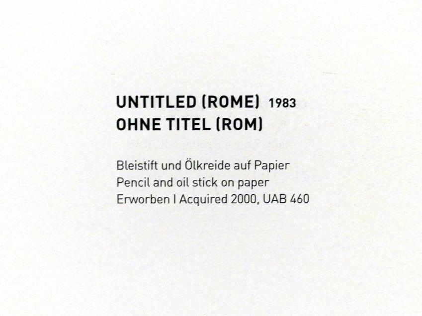 Cy Twombly (1953–2011), Ohne Titel (Rom), München, Museum Brandhorst, Saal 1.3, 1983, Bild 2/2