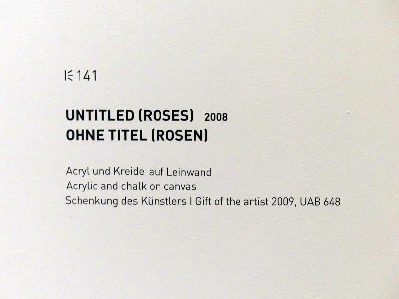 Cy Twombly (1953–2011), Ohne Titel (Rosen), München, Museum Brandhorst, Saal 1.5, 2008, Bild 2/2