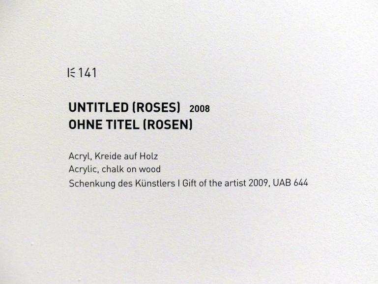 Cy Twombly (1953–2011), Ohne Titel (Rosen), München, Museum Brandhorst, Saal 1.5, 2008, Bild 2/2