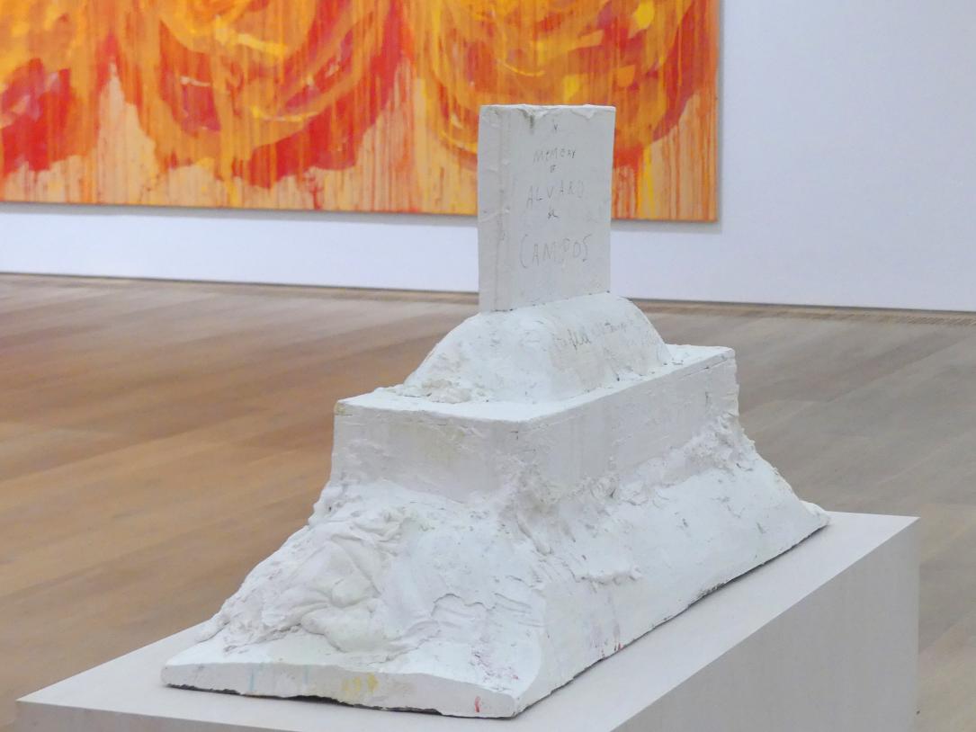 Cy Twombly (1953–2011), Ohne Titel ("In Gedenken an Alvaro de Campos"), München, Museum Brandhorst, Saal 1.5, 2002, Bild 2/3
