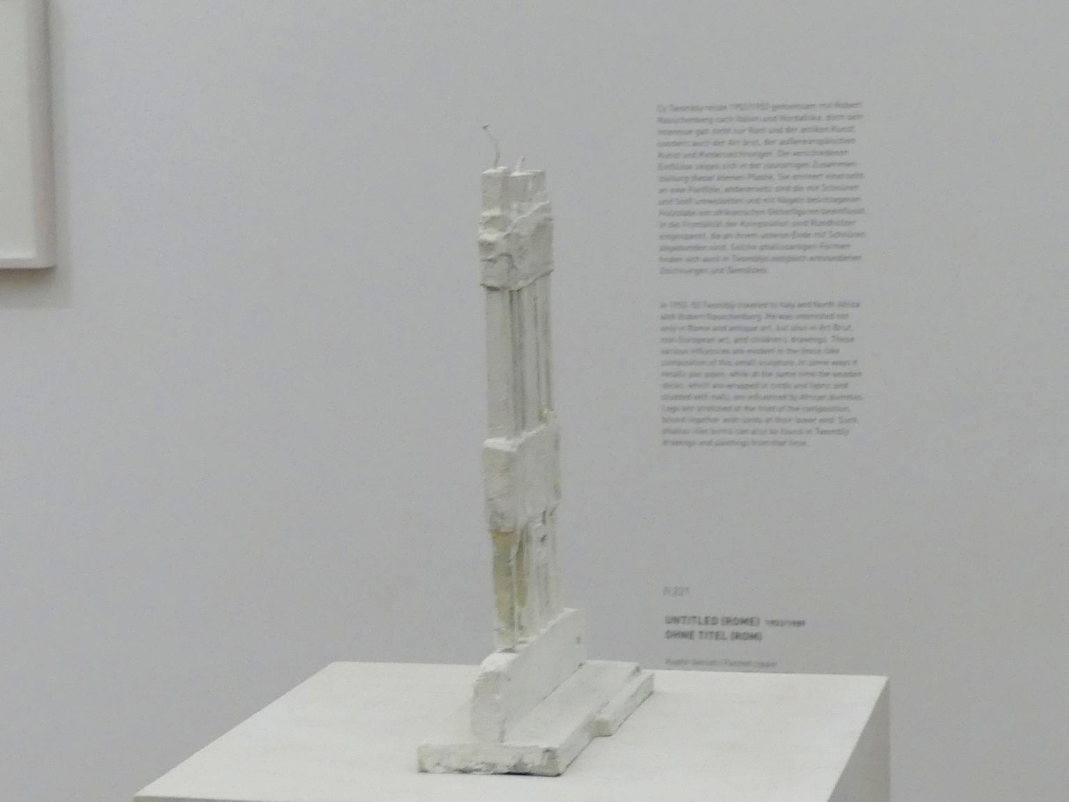 Cy Twombly (1953–2011), Ohne Titel (Rom), München, Museum Brandhorst, Saal 1.6, 1953, Bild 2/4