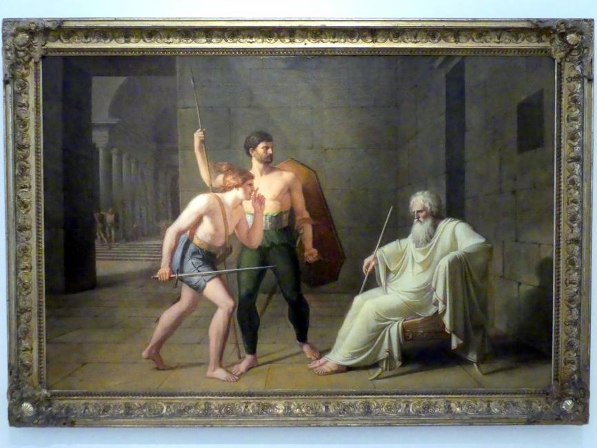 Philipp Friedrich Hetsch (1777–1808), Der Tod des Konsuls Papirius, Nürnberg, Germanisches Nationalmuseum, 19. Jahrhundert - 2, 1795