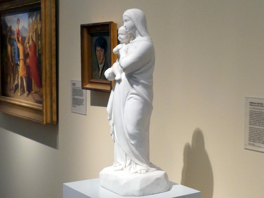 Johann Christian Lotsch (1849), Madonna mit Kind, Nürnberg, Germanisches Nationalmuseum, 19. Jahrhundert - 3, 1849, Bild 2/4
