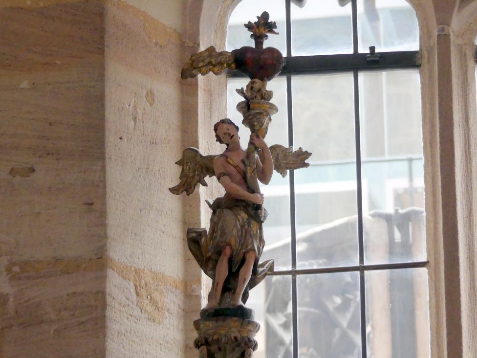 Ein Paar Prozessionsstangen, Nürnberg, Germanisches Nationalmuseum, Saal 32, um 1700, Bild 2/4