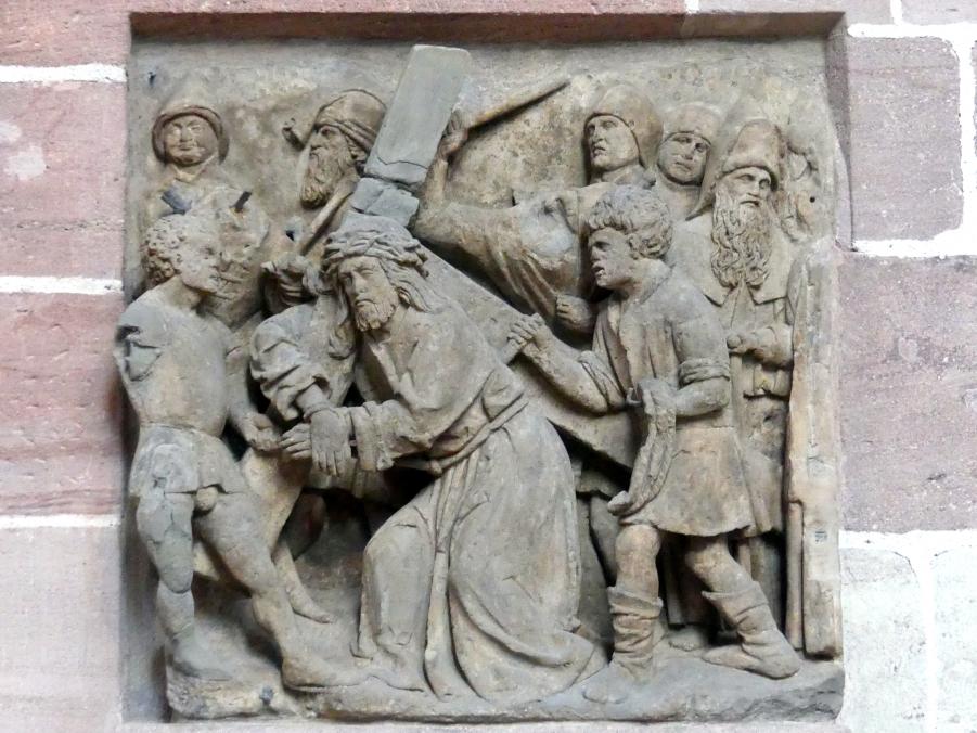 Adam Kraft: Christus wird verspottet und geschlagen, um 1487 - 1490