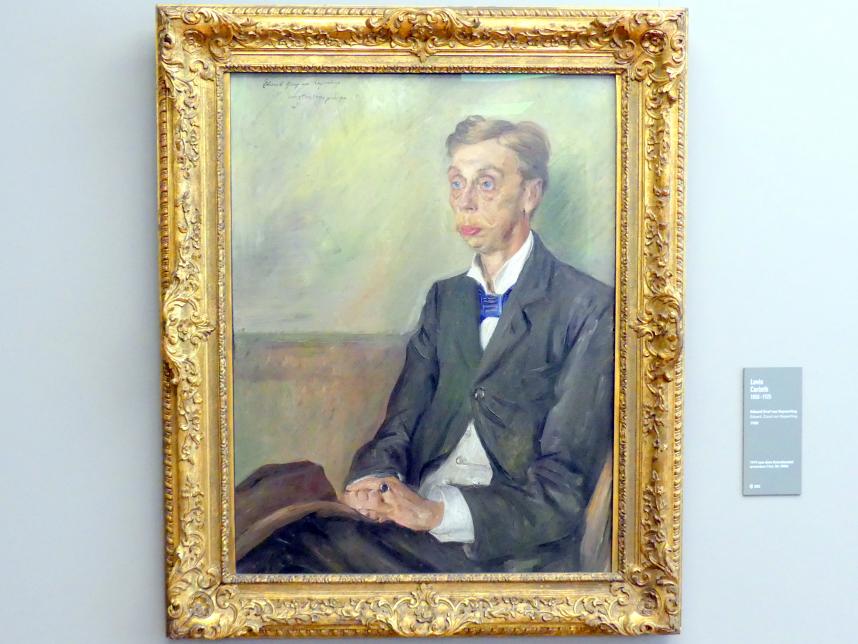 Lovis Corinth (1891–1925), Eduard Graf von Keyserling, München, Neue Pinakothek in der Alten Pinakothek, Saal I, 1900