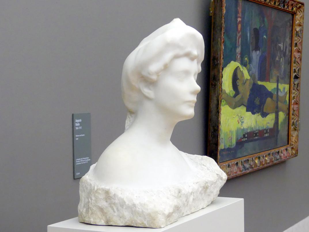 Auguste Rodin (1863–1917), Helene von Nostiz, München, Neue Pinakothek in der Alten Pinakothek, Saal III, 1907, Bild 2/4