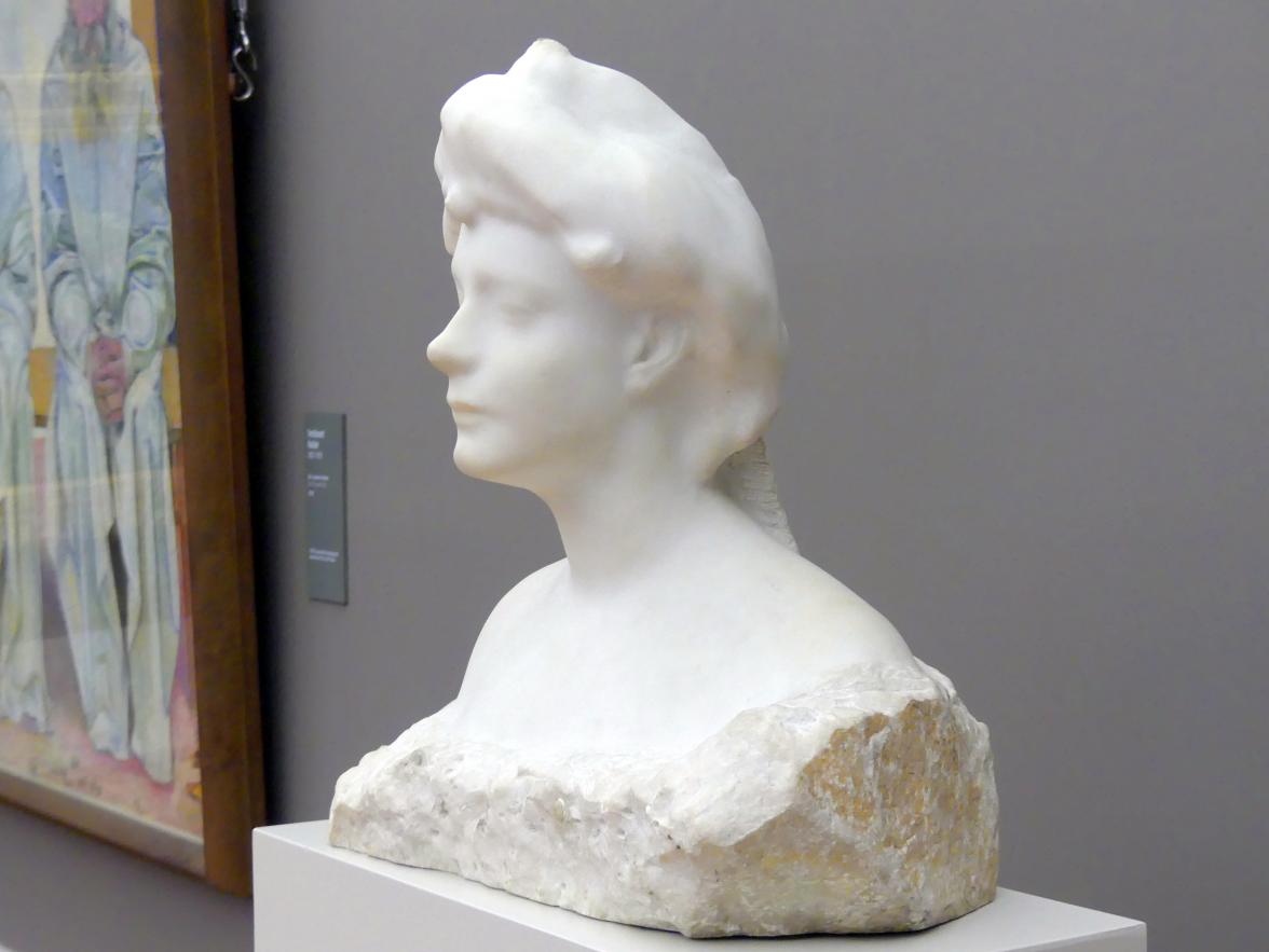 Auguste Rodin (1863–1917), Helene von Nostiz, München, Neue Pinakothek in der Alten Pinakothek, Saal III, 1907, Bild 3/4