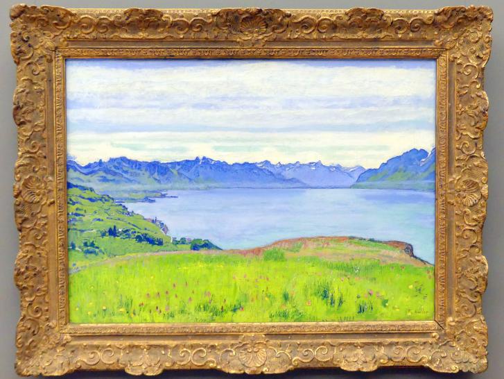 Ferdinand Hodler: Landschaft am Genfer See, um 1906