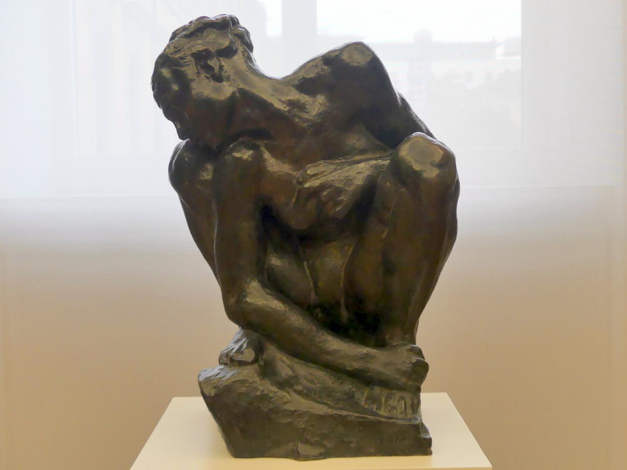 Auguste Rodin (1863–1917), Kauernde, München, Neue Pinakothek in der Alten Pinakothek, Saal III, um 1880–1882