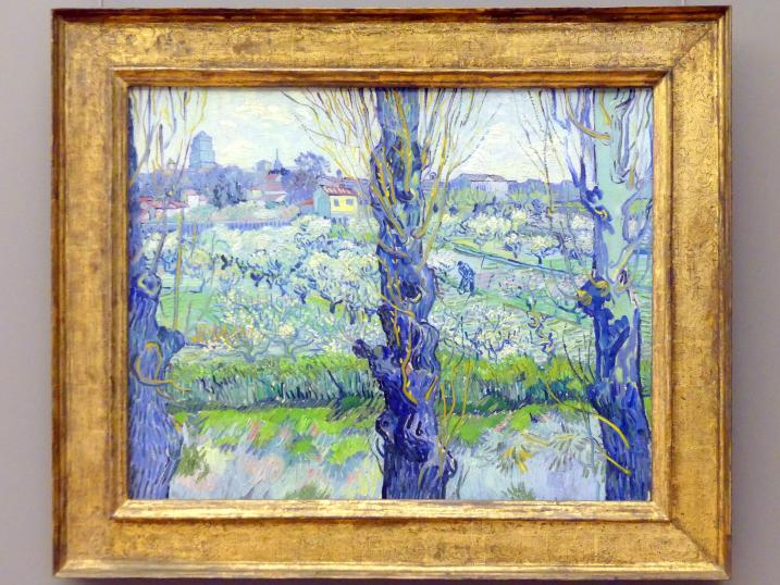 Vincent van Gogh (1882–1890), Blick auf Arles, München, Neue Pinakothek in der Alten Pinakothek, Saal III, 1889