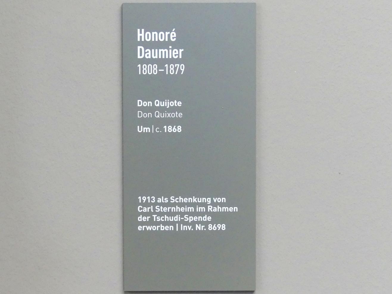 Honoré Daumier (1840–1868), Don Quijote, München, Neue Pinakothek in der Alten Pinakothek, Kabinett 2, um 1868, Bild 2/2