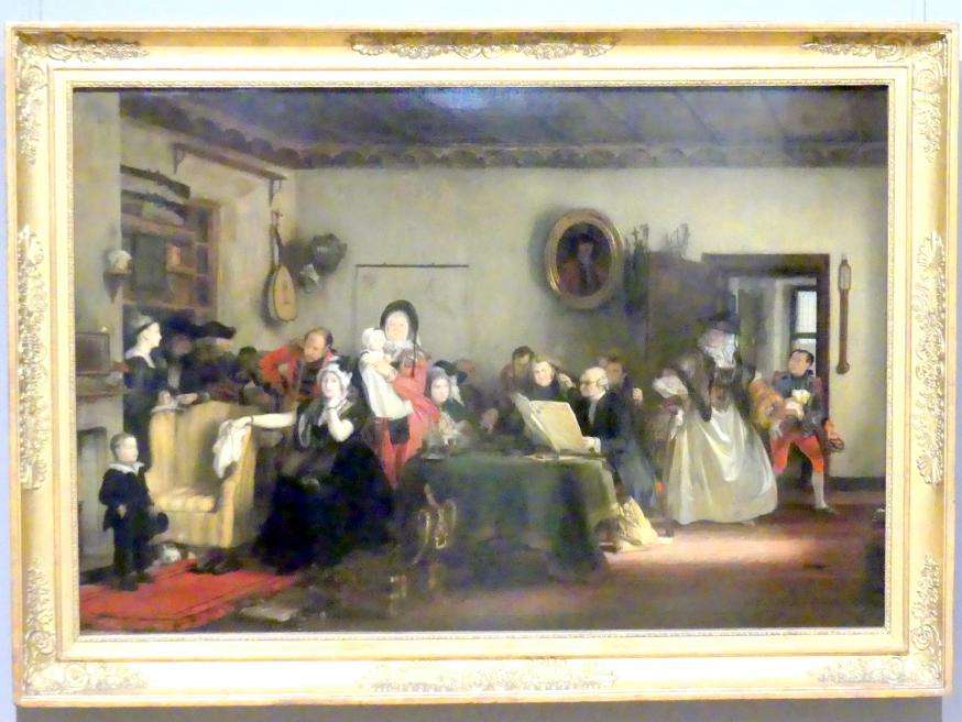 David Wilkie (1804–1839), Die Testamentseröffnung, München, Neue Pinakothek in der Alten Pinakothek, Saal IIc, 1820