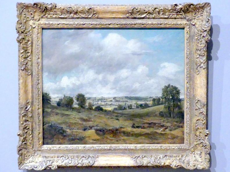 John Constable (1804–1850), Blick von East Bergholt auf Dedham Vale, München, Neue Pinakothek in der Alten Pinakothek, Saal IIc, um 1815