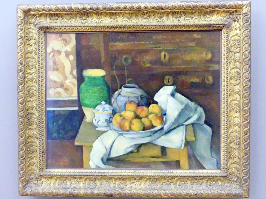 Paul Cézanne (1866–1906), Stillleben mit Kommode, München, Neue Pinakothek in der Alten Pinakothek, Saal II, um 1883–1887