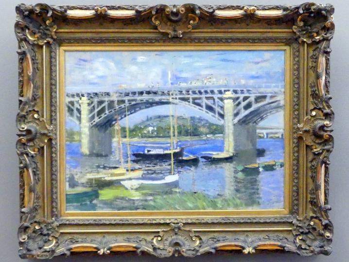 Claude Monet (1864–1925): Seinebrücke von Argenteuil, 1874