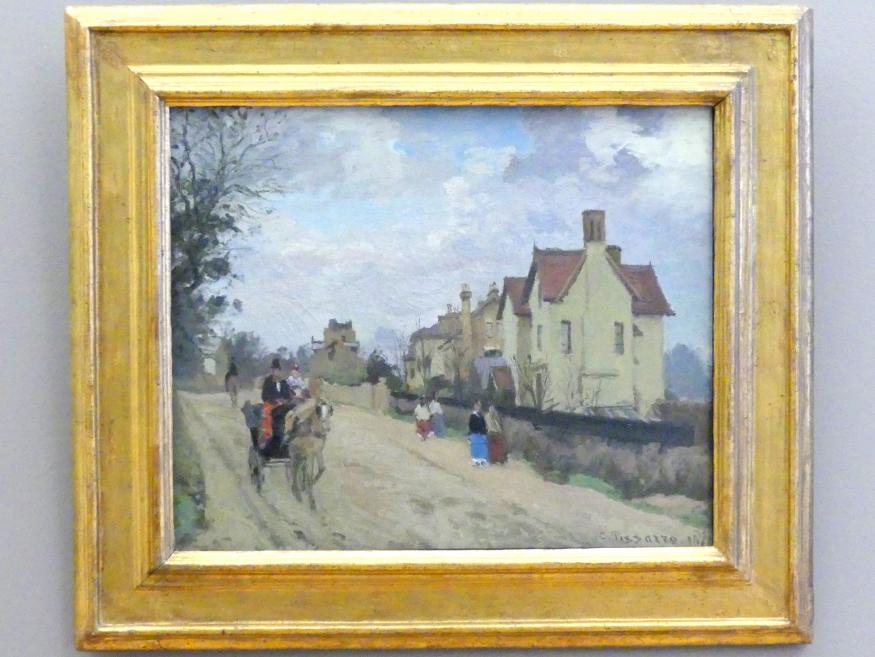 Camille Pissarro: Straße in Upper Norwood, 1871