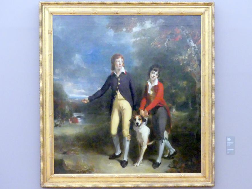 Thomas Lawrence (1789–1825), Die beiden Söhne des 1st Earl Talbot, München, Neue Pinakothek in der Alten Pinakothek, Saal II, um 1793