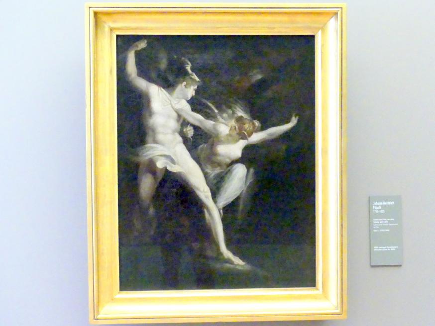 Johann Heinrich Füssli (1658–1816), Satan und Tod, von der Sünde getrennt, München, Neue Pinakothek in der Alten Pinakothek, Saal IIb, um 1792–1802