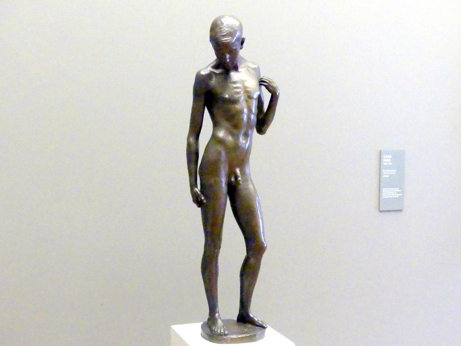 Aristide Maillol (1899–1931), Der Radrennfahrer, München, Neue Pinakothek in der Alten Pinakothek, Saal IIb, 1907–1908, Bild 3/5