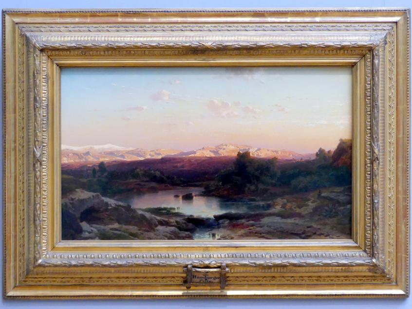 Fritz Bamberger: Ansicht der Sierra Nevada, um 1868