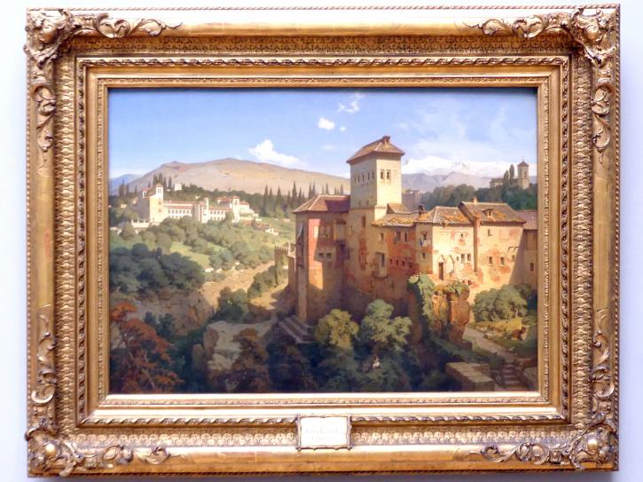 Eduard Gerhardt: Das Generalife bei Granada, 1862