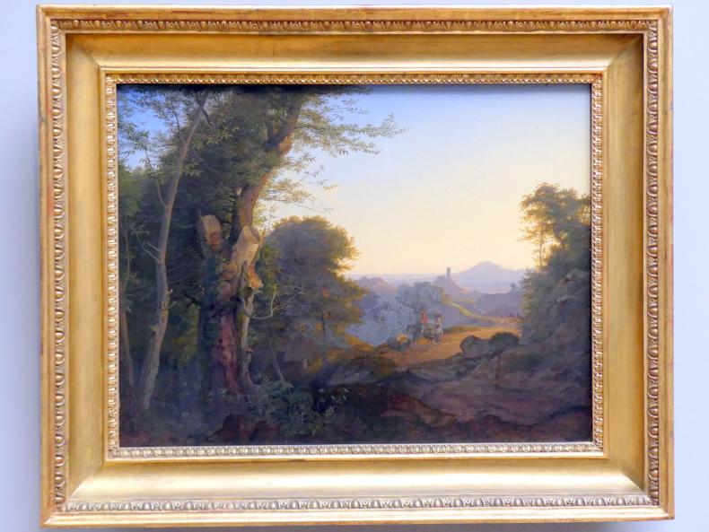 Ludwig Richter: Wald bei Olevano (Serpentara), 1829, Bild 1/2