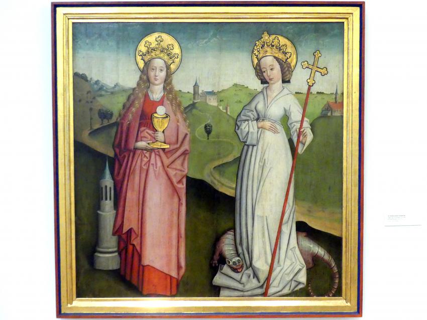 Hl. Barbara und hl. Margaretha, um 1480